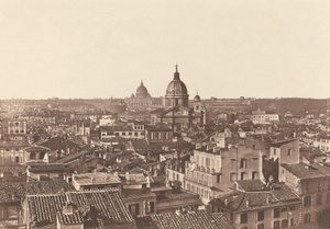 1855年頃のローマの風景。