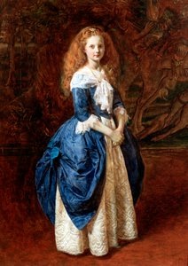 「私の曾祖母」、子供の肖像、1865 年 作： James Archer