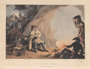 ？ピレネーのビバーク、戦いの前夜？、1813 作： James Atkinson