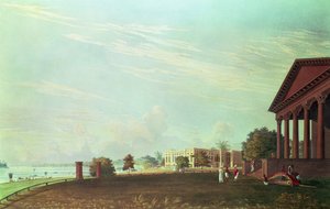 ロバートハヴェルによって刻まれたバラックポアハウス、カルカッタ、パブ。 1824（彫刻） 作： James Baillie Fraser