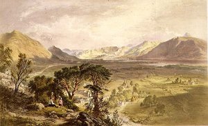 バッセンスウェイト（「The English Lake District」より 作： James Baker (after) Pyne