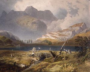 「イギリス湖水地方」（1853年）のラングデールパイクス、タルンの詳細