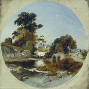ウィッチチャーチの眺め 作： James Baker Pyne