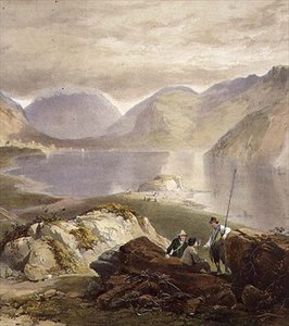 イギリス湖水地方、1853年からの漁師の詳細、Wast Water（97210の詳細）