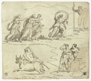 バルベリーニ宮殿のアンティーク・モザイク 作： James Barry