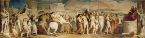 オリンピアで勝利者を戴冠、シリーズ第3弾「人間の文化と知識の進歩」c.1777-84（101473および101474を参照）