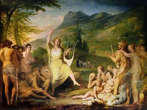 オルフェウス、人間の文化と知識の進歩のシリーズの最初、c.1777-84