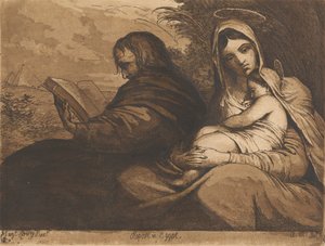 エジプトで休む 作： James Barry