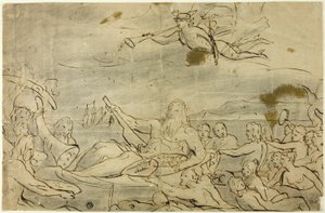 商業またはテムズの勝利のための研究 作： James Barry