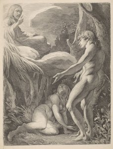 アダムとイブの発見 堕落後のアダムとイブの発見 アダメとイブの発見 作： James Barry