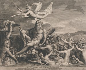 The Thames or the Triumph of Navigation (芸術奨励協会の大部屋のデザイン) 作： James Barry
