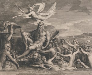 The Thames or the Triumph of Navigation (芸術奨励協会の大部屋のデザイン) 作： James Barry