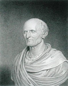 ナサニエル・ボウディッチ（1773-1838）、ジョン・フレイズィー（1790-1852）が描いたロングエーカーの胸像の絵をもとにJ・グロスが彫ったもの（エングレービング） 作： James Barton (after) Longacre