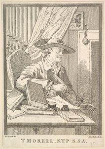 Thomas Morell、STP- SSA、1762年2月。 作： James Basire I