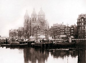 壁の中の聖ニコラス教会、アムステルダム、1898年。 作： James Batkin