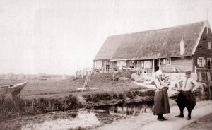 オランダ、マルケン島の住民、1898年。 作： James Batkin
