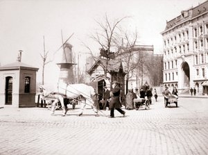 馬を持つ男、ロッテルダム、1898年。 作： James Batkin