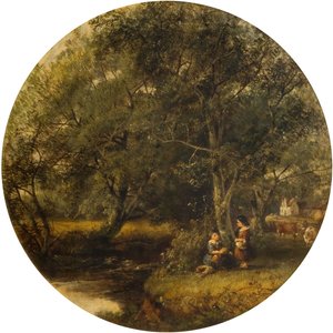 ストリーム、1875年。 作： James Baylis Allen