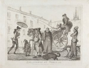 パリのイギリス人、1767 作： James Bretherton