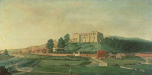 東からのアランデル城、1770年頃 作： James Canter