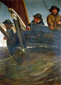 「深海釣り」、1864 作： James Clarke Hook