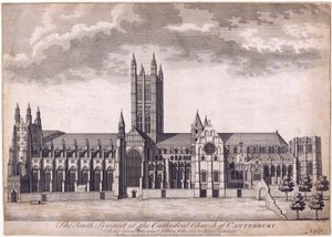 カンタベリー大聖堂、c.1716-37 作： James Cole