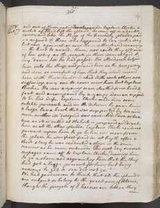 エガートン MS 2177 A f.367r キャプテン クック: ジャーナル III 作： James Cook