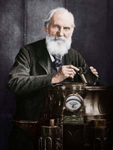 スコットランドの数学者であり物理学者でもあるケルビン卿とコンパス 作： James Craig Annan