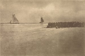 オランダの海岸で 作： James Craig Annan