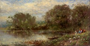 どんぐりと呼ばれる風景、19世紀。 作： James Crawford Thom