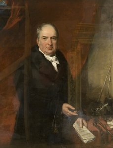 トーマス・ロバーツ牧師の肖像」1835年頃（油彩・キャンバス
