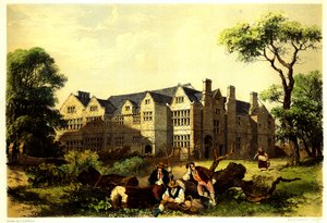 ソーストンホール、ケンブリッジシャー、1848