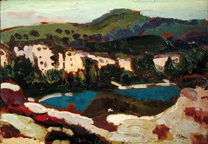 The Blue Pool, Dorset 作： James Dickson Innes