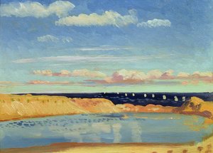 ロックプール、1911 作： James Dickson Innes