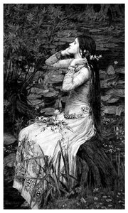 オフィーリア、1895年。 作： James Dobie