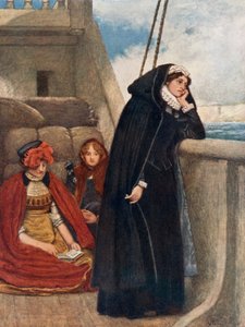 フランスからのメアリー帆：その国への彼女の別れ