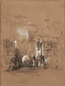Bank Street, メイドストーン 作： James Duffield Harding