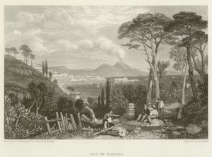 ナポリ湾 作： James Duffield Harding