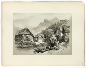 絵のようなセレクションより、ブルネン 作： James Duffield Harding