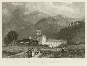 バロンブローザ修道院 作： James Duffield Harding