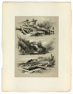 絵のように美しいセレクションより、ウリ湖とブルネン 作： James Duffield Harding