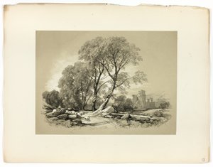 ピクチャレスクセレクションよりレスター城 作： James Duffield Harding