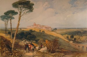 モンフェリエ、19世紀、1935年 作： James Duffield Harding