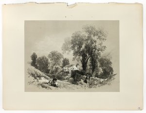 Betws y Coed、INの近く。 絵のように美しいセレクションからのウェールズ 作： James Duffield Harding
