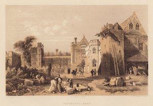 Penshurst、ケント（アクアチント） 作： James Duffield Harding