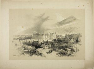 ホリールード宮殿 作： James Duffield Harding