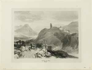 トゥール・サン・ヴナン、ドーフィネ地方 作： James Duffield Harding