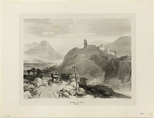 トゥール・サン・ヴナン、ドーフィネ地方 作： James Duffield Harding