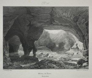古代フランスの絵のようにロマンチックな旅。 フランシュ＝コンテ：リゾンの源流 作： James Duffield Harding