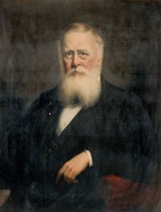 トーマス・フィリップスの肖像、1876年。 作： James Edgell Collins